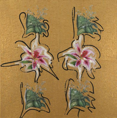 150 x 150, Collage / Malerei auf Leinwand | 2007