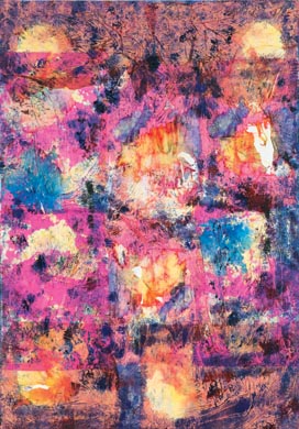 O.T. | 200 x 140, Collage / Malerei auf Leinwand | 2000